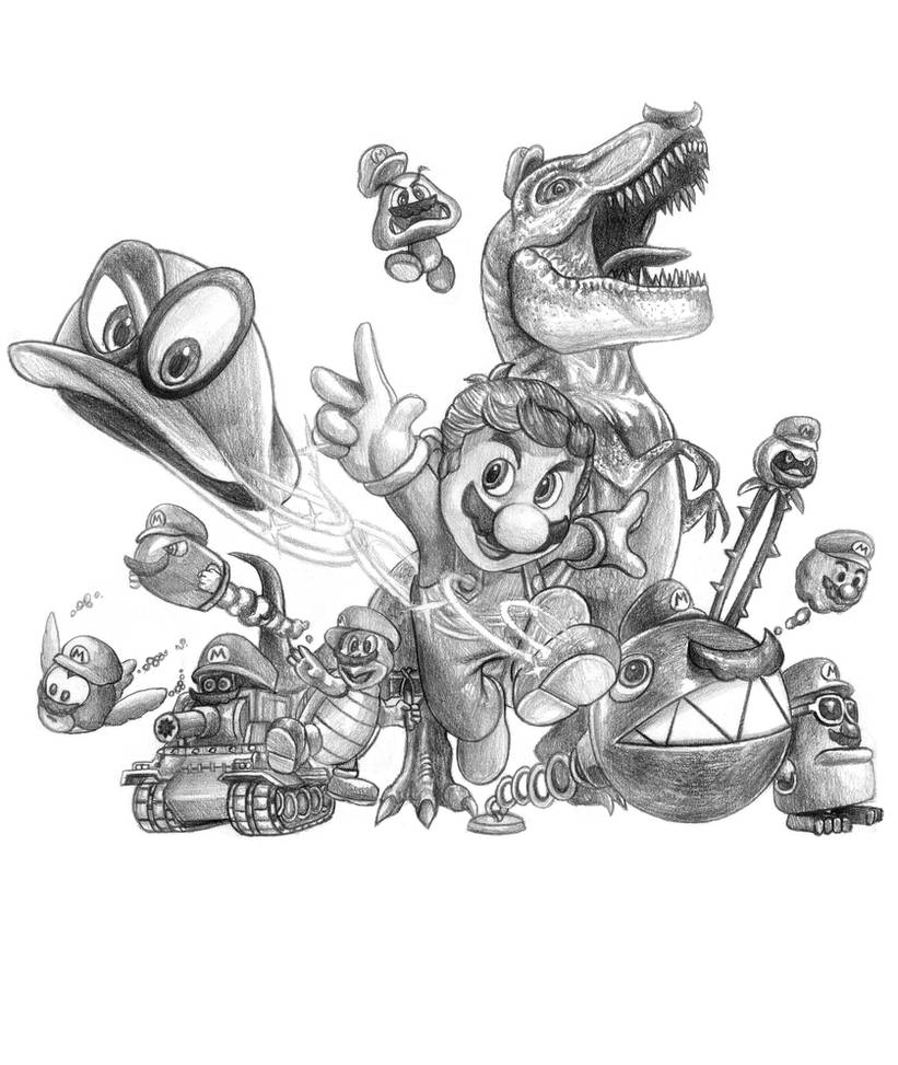 Super mario odyssey by soulstryder on