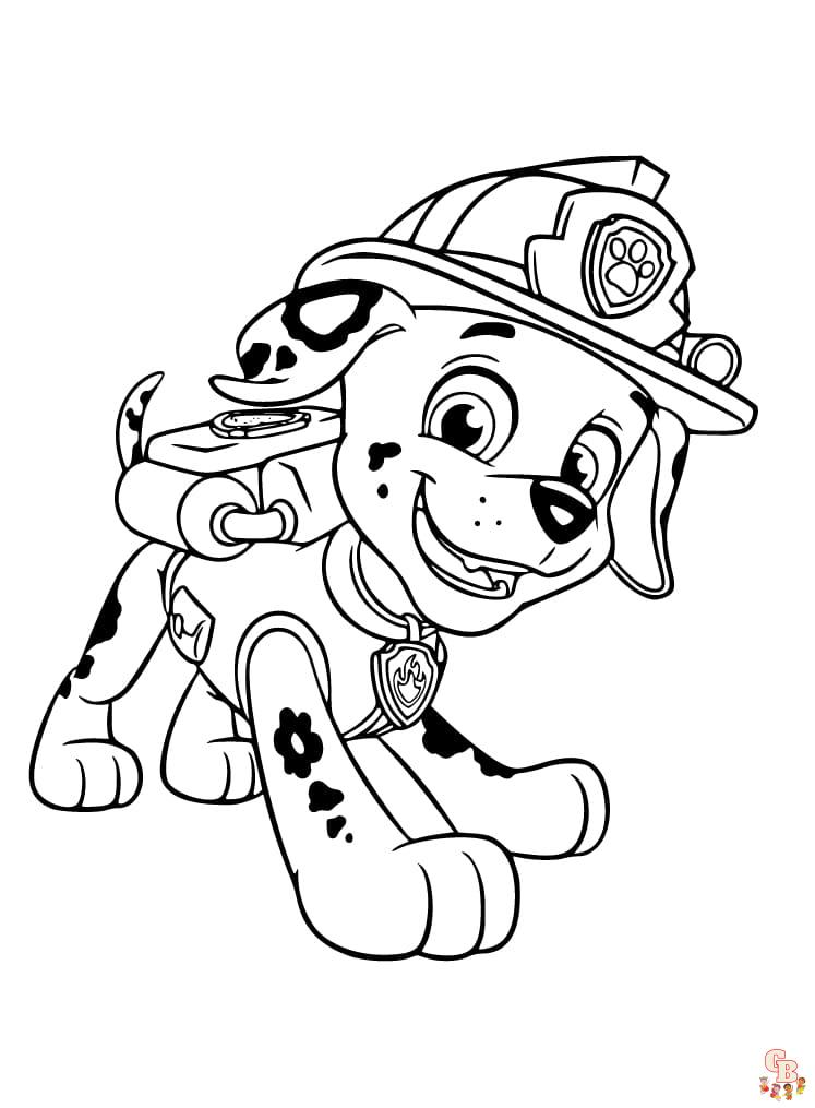 Discover the best free paw patrol coloring pages printable