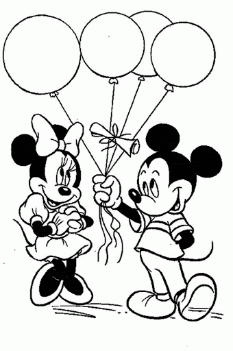 Coloring pages dating mickey and minnie coloring pages