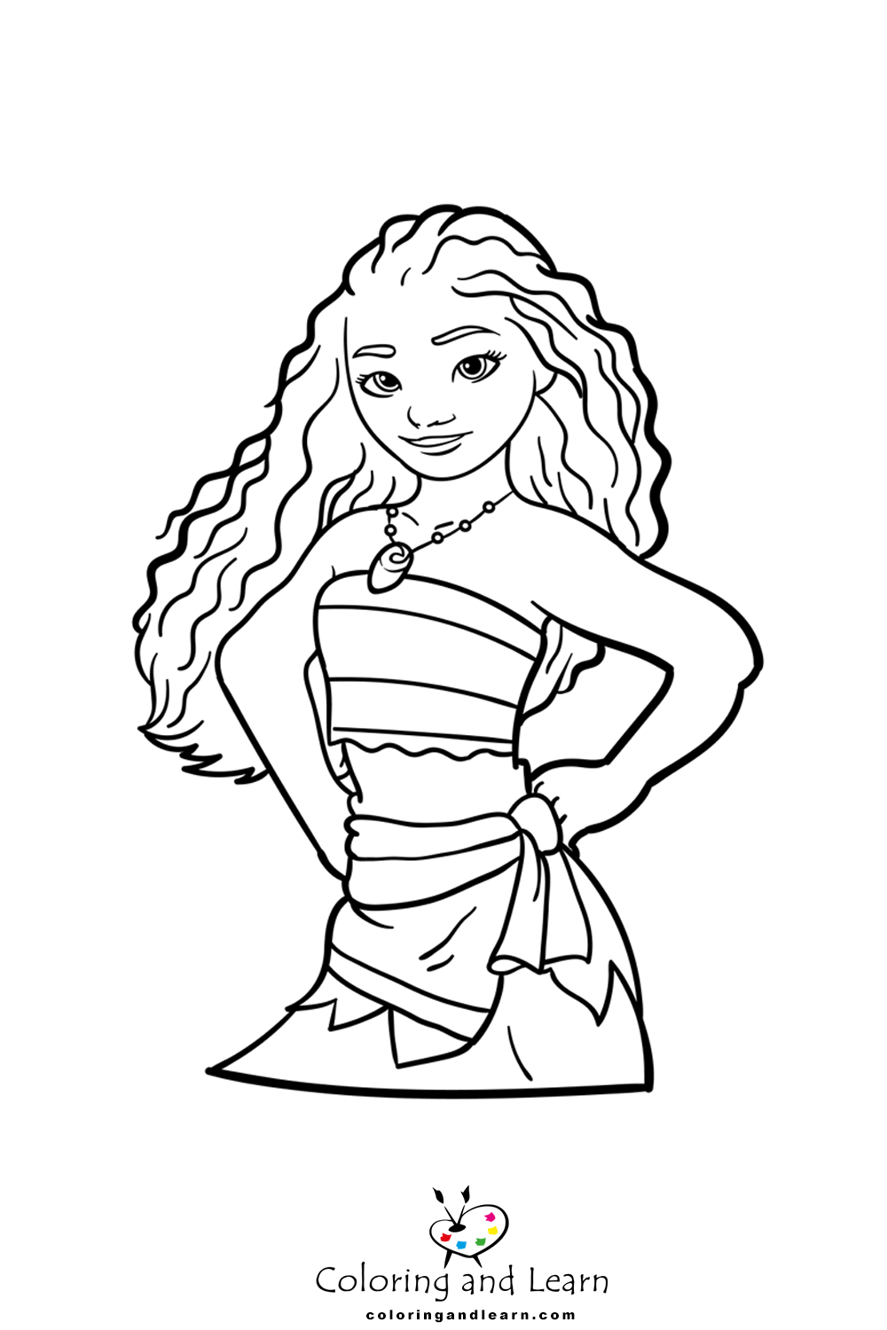 Moana coloring pages