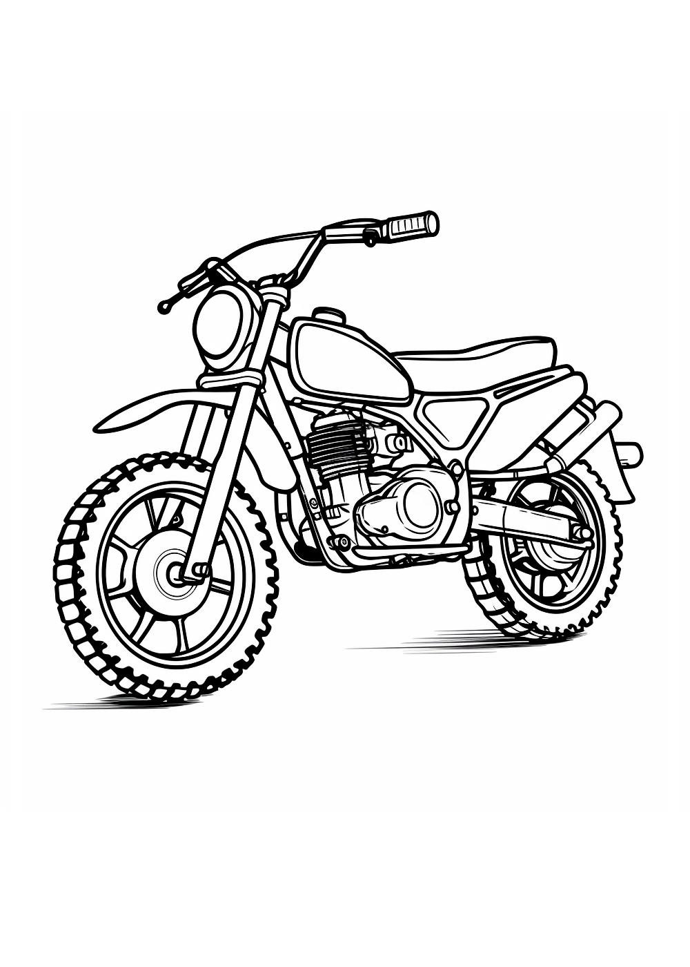 Motorcycle coloring pages by coloringpageswk on