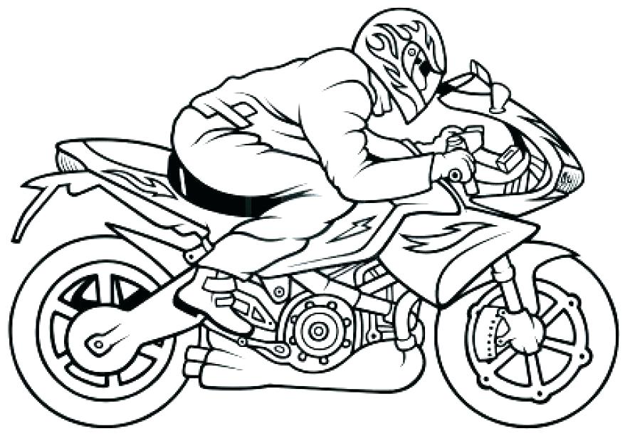 Coloring pages vehicles motorcycle coloring pages