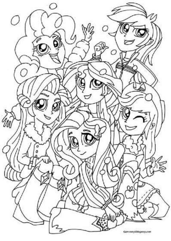 My little pony equestria girl coloring pages by gamesmylittlepony