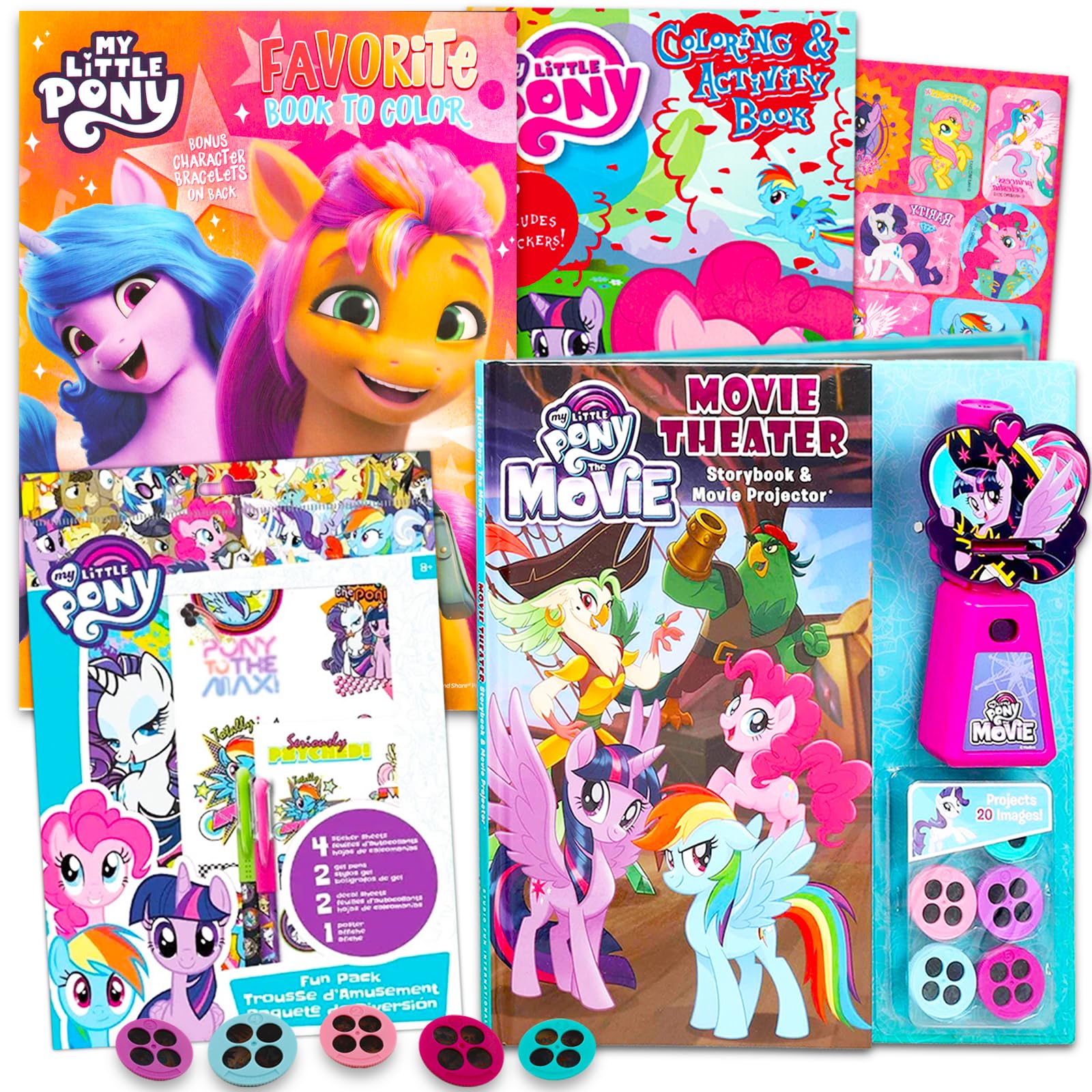 Mlp shop my little pony ultimate sticker activity pack and coloring set my little pony fold
