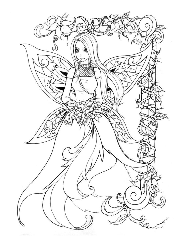 Printable coloring pages fairy coloring pages fairy coloring coloring pages