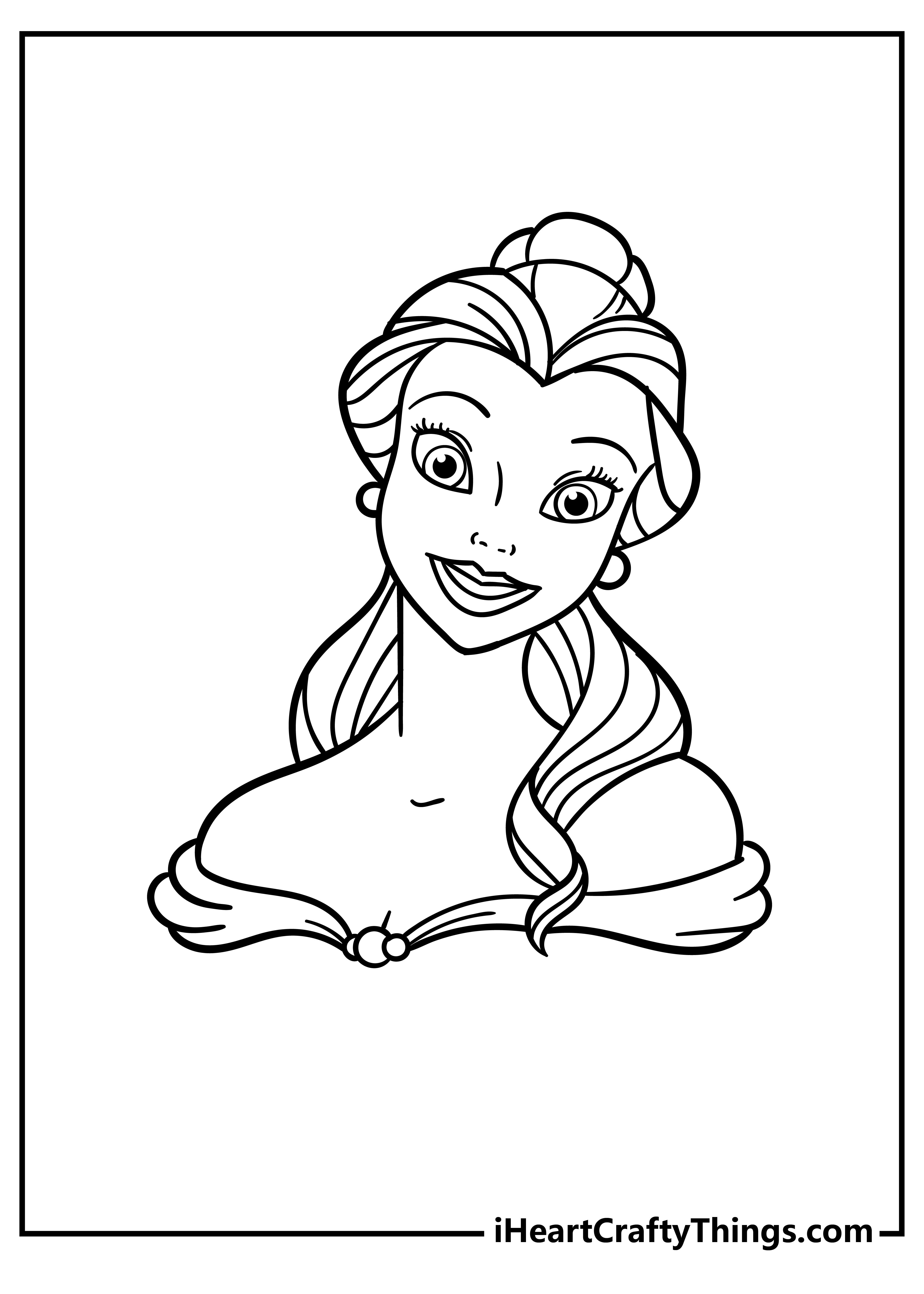 Beauty and the beast coloring pages free printables