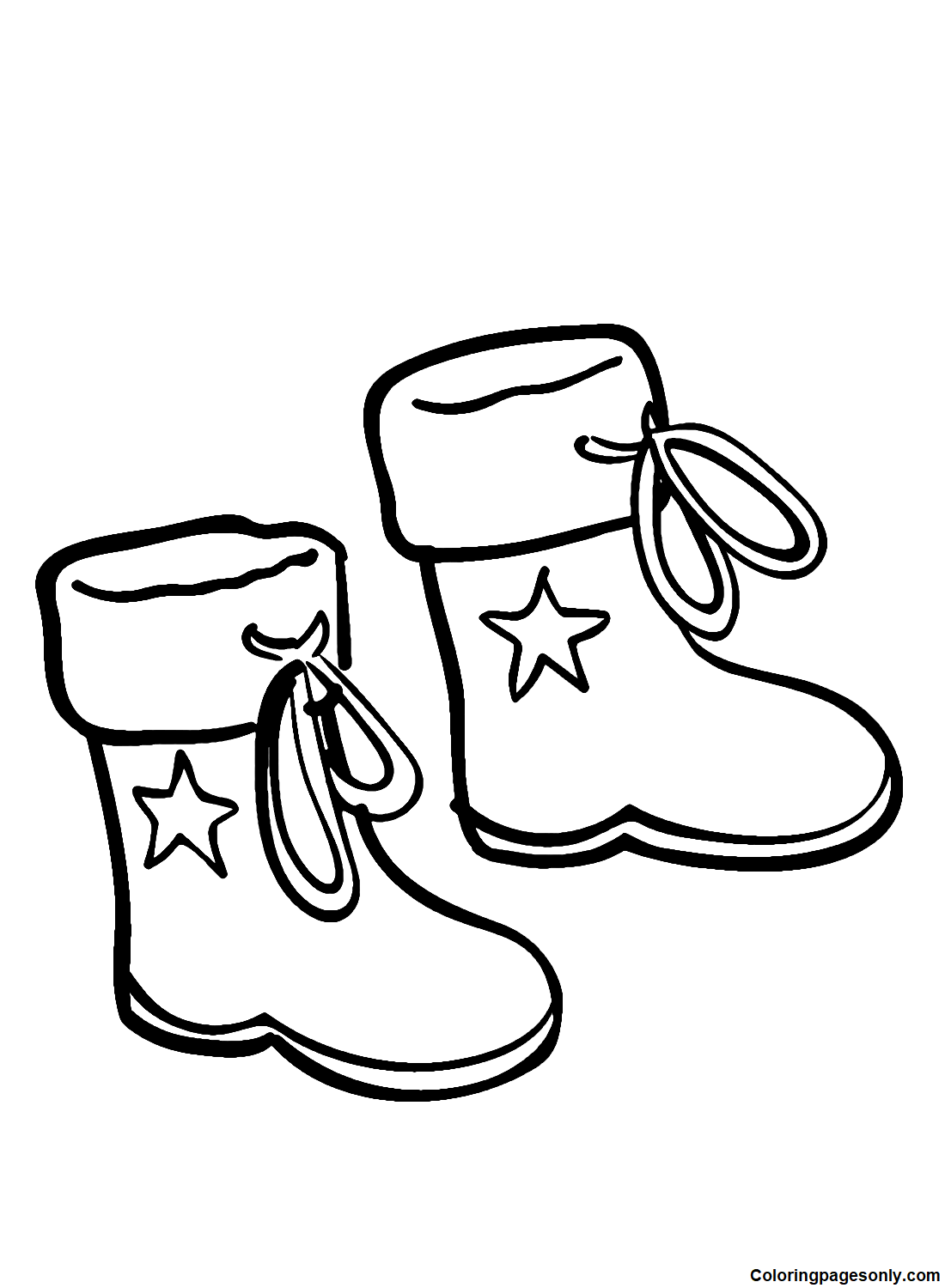Boots coloring pages printable for free download