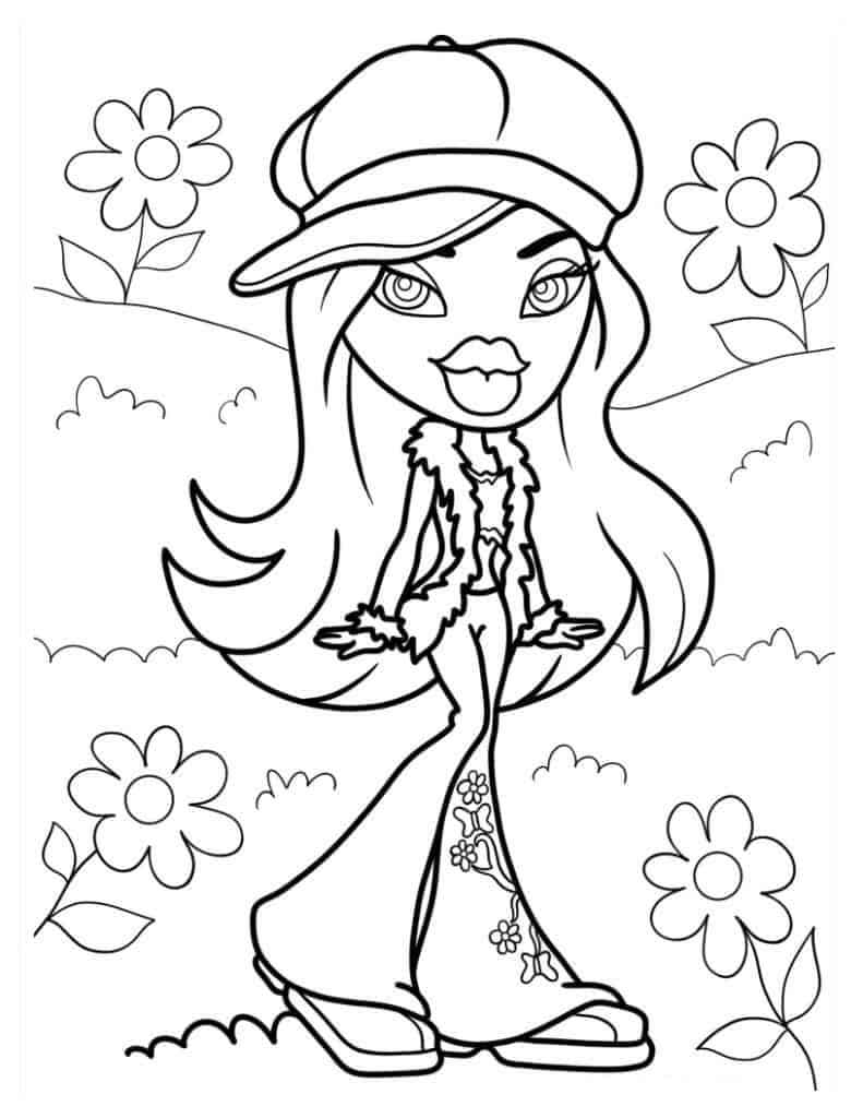 Bratz coloring pages by coloringpageswk on