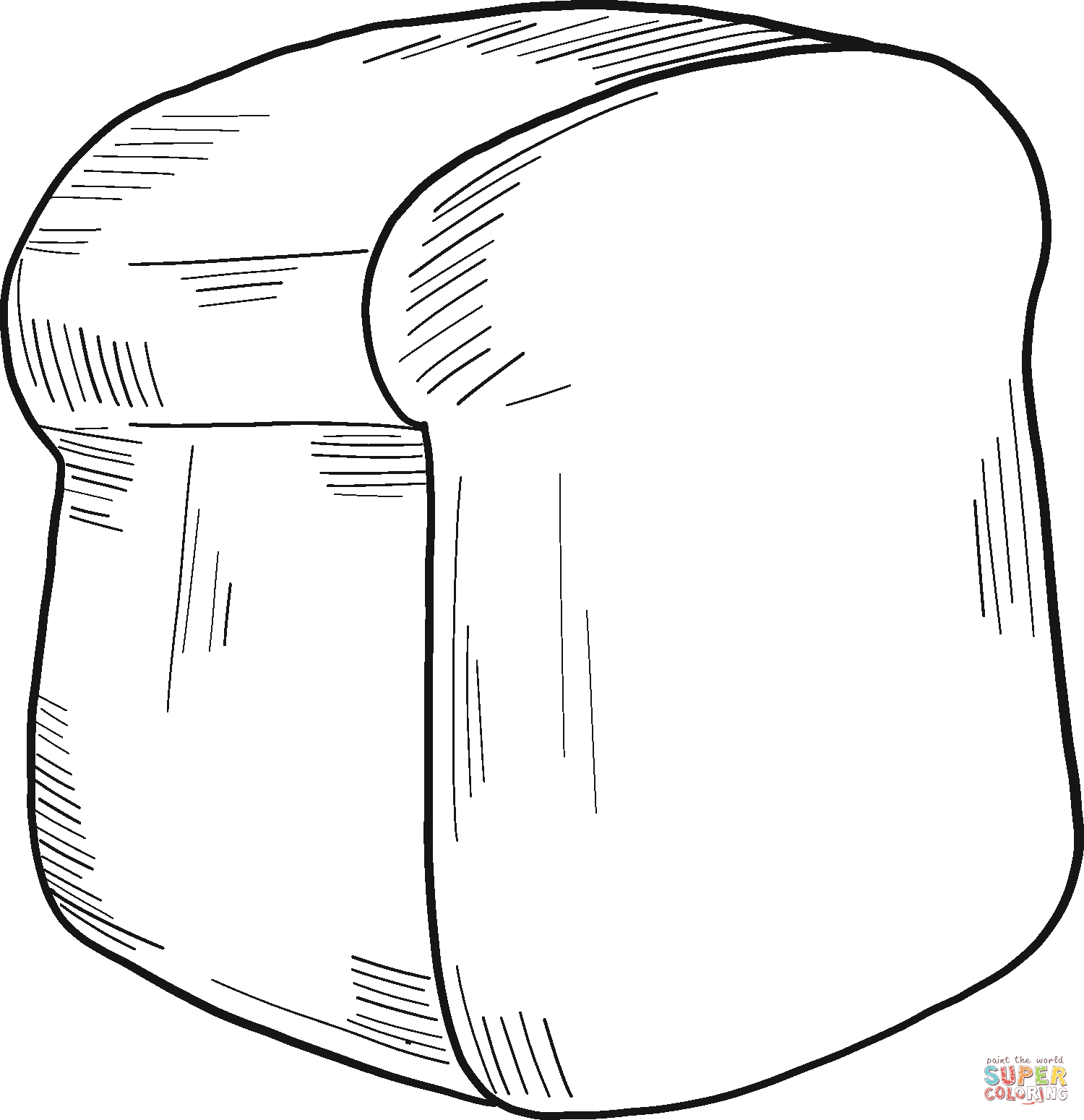 Bread coloring page free printable coloring pages