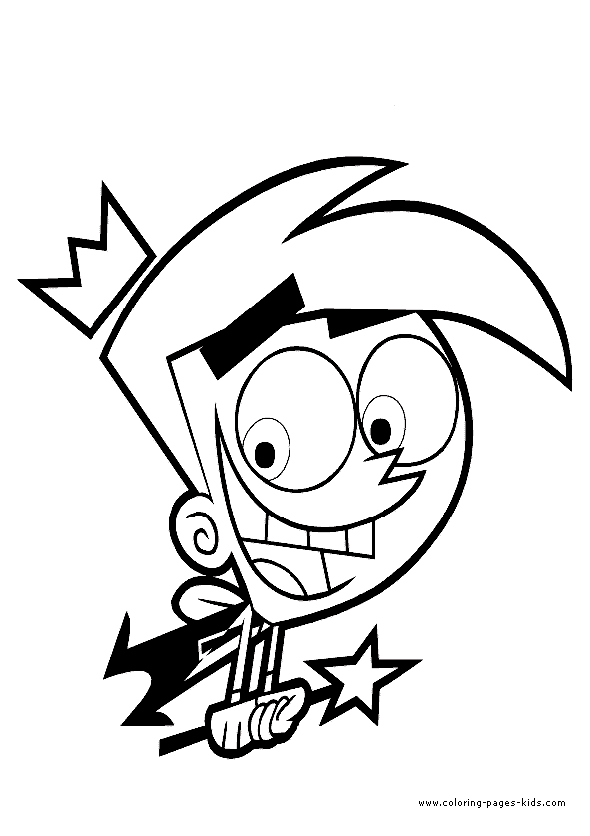 Fairly oddparents color page