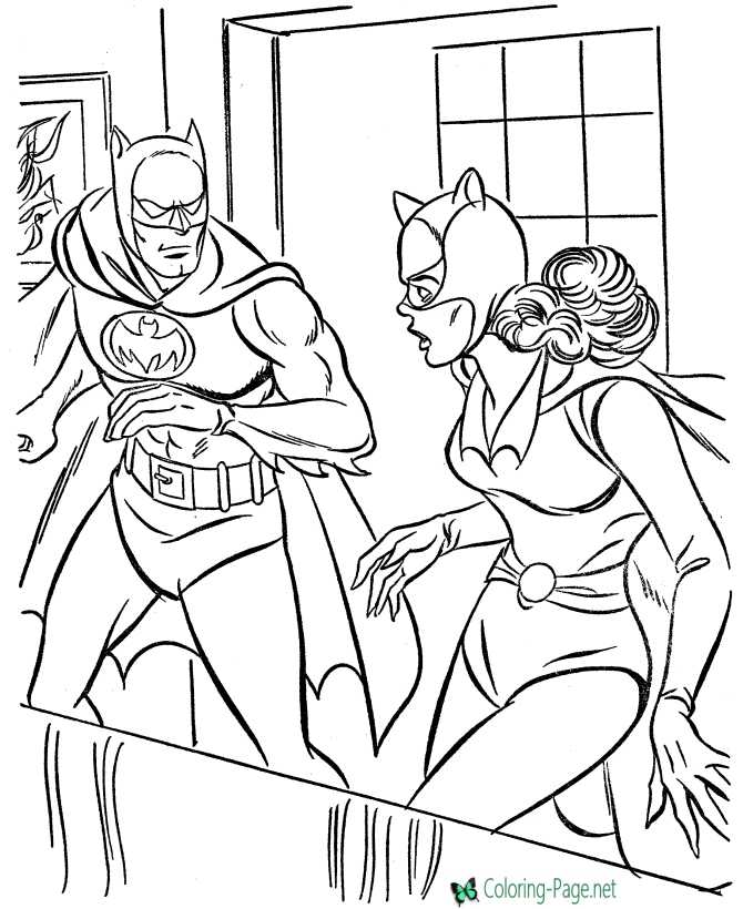 Super heroes coloring pages