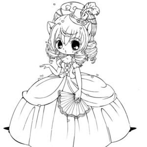 Chibi colouring pages printable for free download