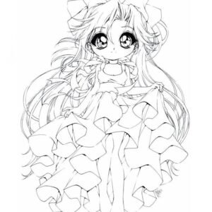 Chibi colouring pages printable for free download