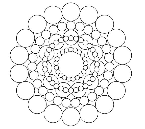 Coloring pages mandala circle coloring page for kids