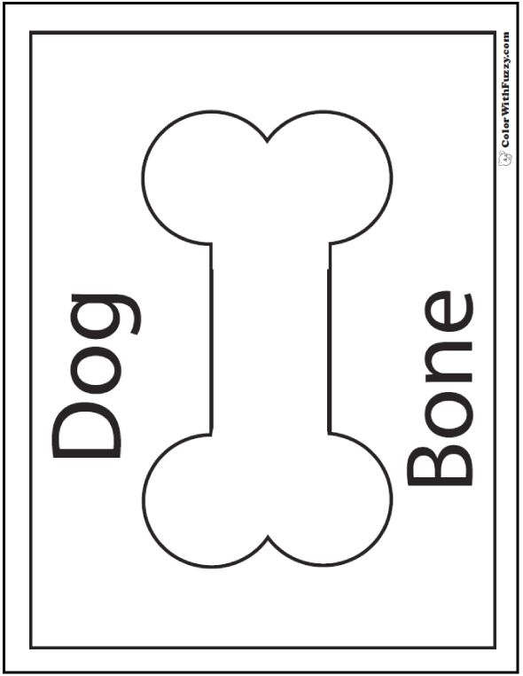Dog coloring pages â breeds bones and dog houses pets preschool theme pets preschool dog coloring page