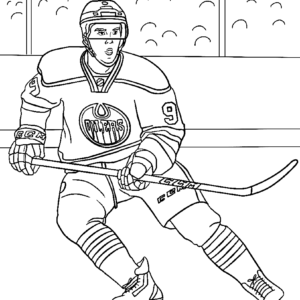 Hockey coloring pages printable for free download