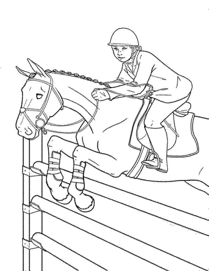 Majestic horse coloring pages