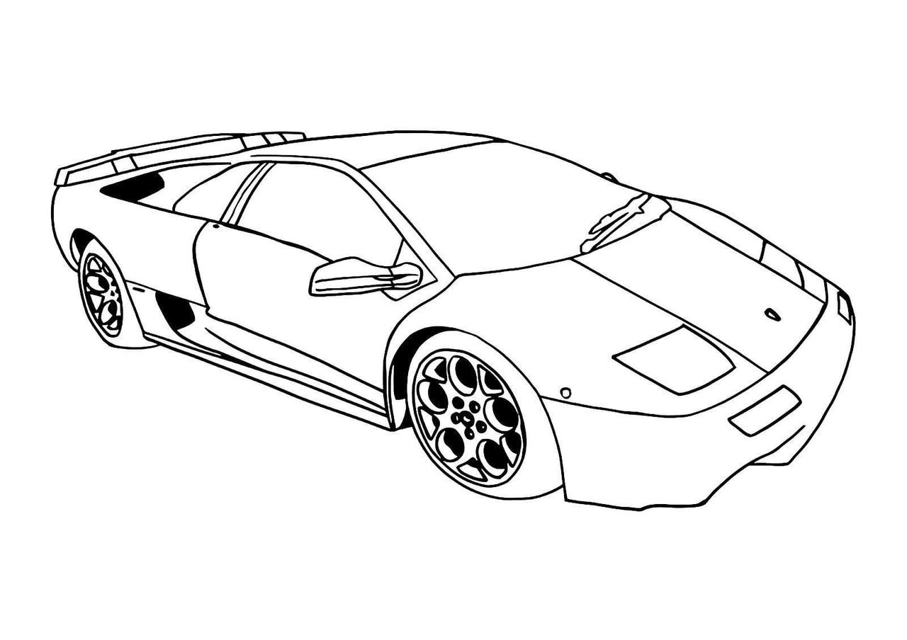 Lamborghini coloring pages by coloringpageswk on