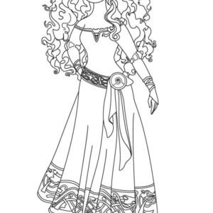 Merida coloring pages printable for free download