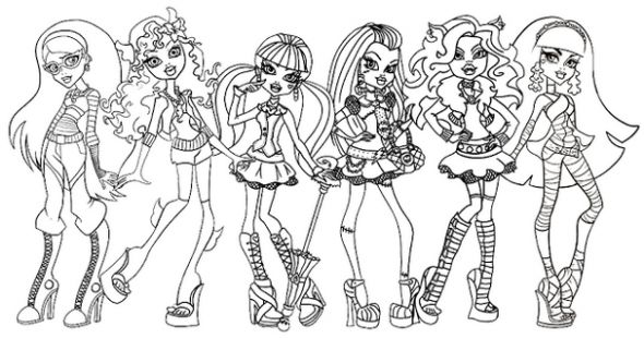 Print monster high books all about monster high dolls monster high free printable coloring â monster coloring pages monster high pictures free coloring pages