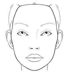 Color peopleblank faces ideas color face template coloring pages
