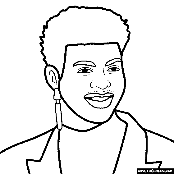 Hip hop rap star online coloring pages
