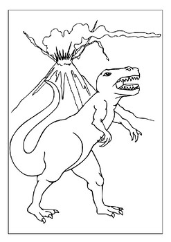 Explore the fiery world of volcanoes with our printable coloring pages p