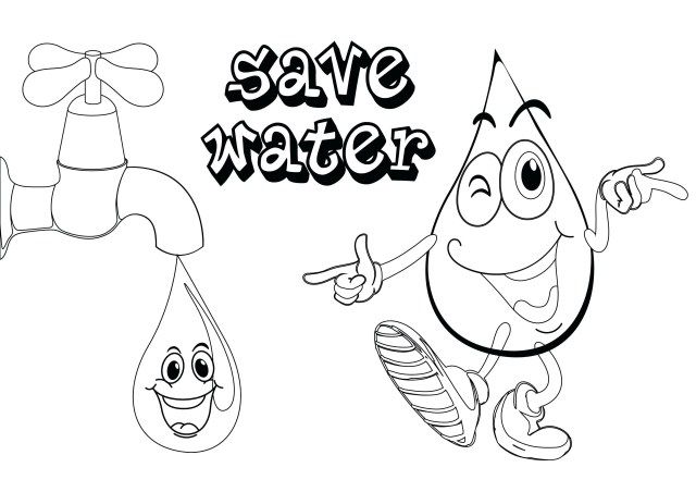 Discover the fascinating water cycle with this coloring page