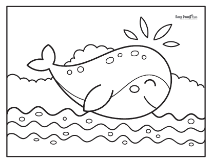 Whale coloring pages