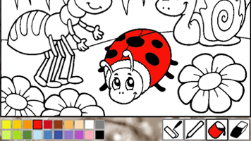 Spring coloring play spring coloring on