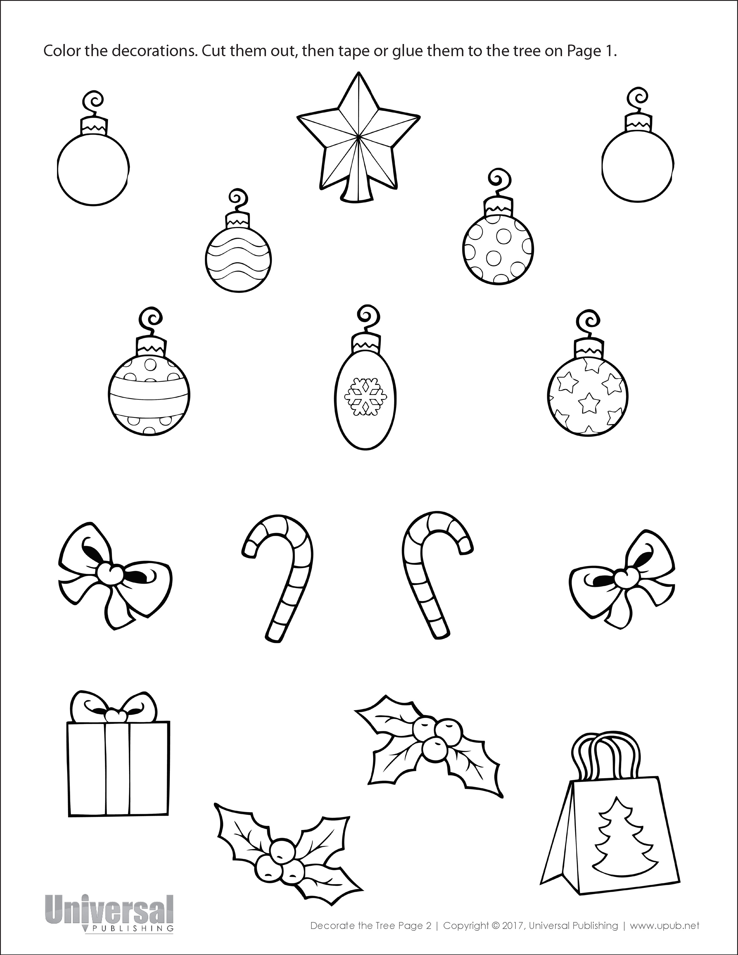 Christmas activities free printables