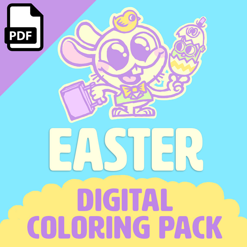 Easter digital coloring pack â shop