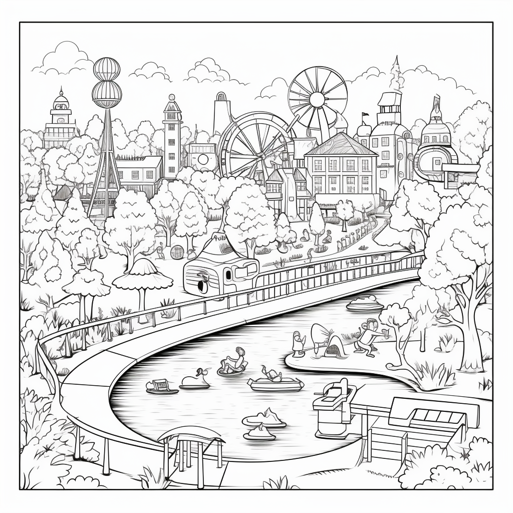 Park coloring pages