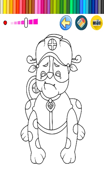 Coloring pages kids for paw patrol game free by thanakorn siripong