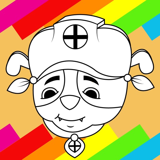 Coloring pages kids for paw patrol game free by thanakorn siripong