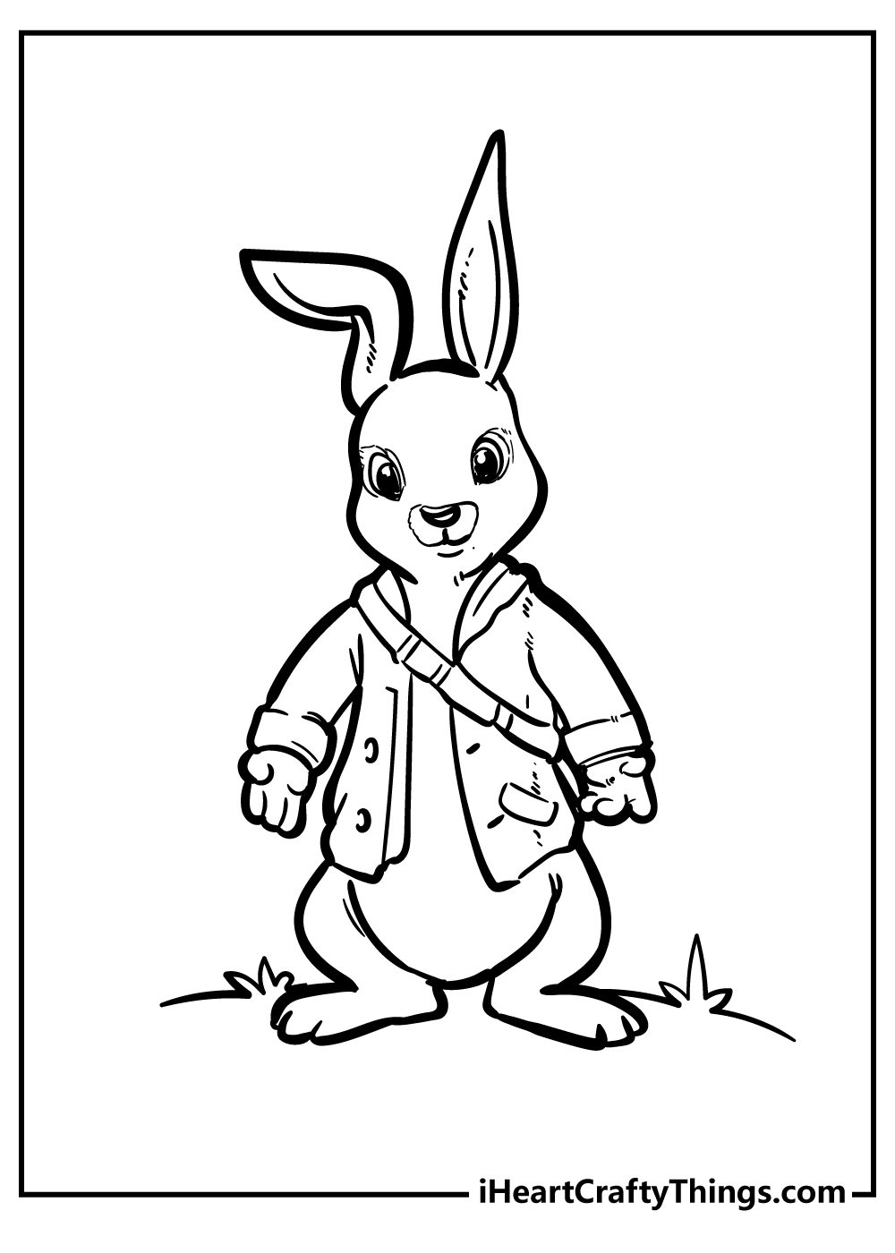 Peter rabbit coloring pages free printables