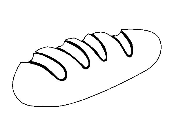 Loaf of bread loring page
