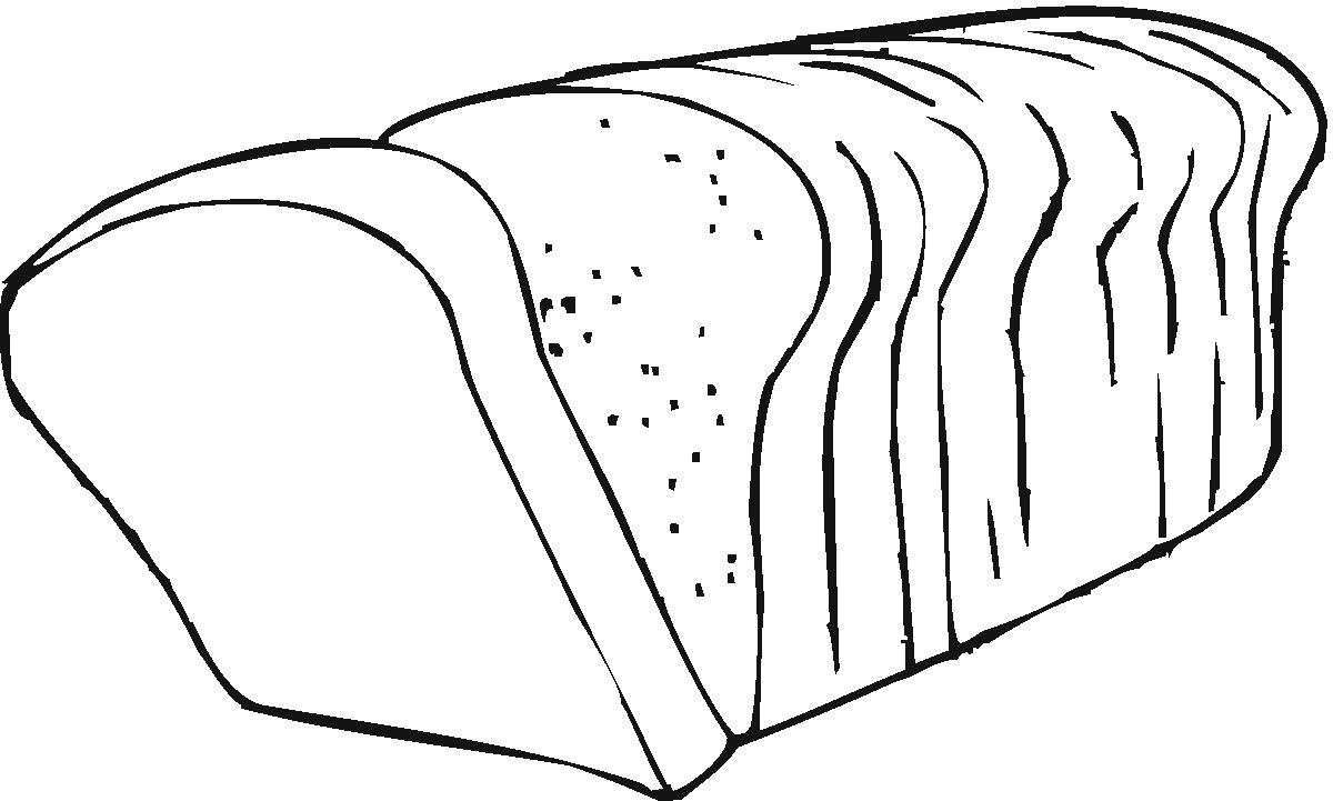 Best bread coloring pages for kids