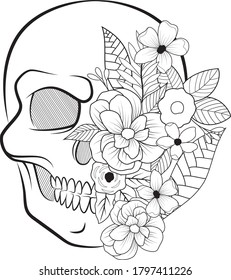 Skull coloring pages images stock photos d objects vectors