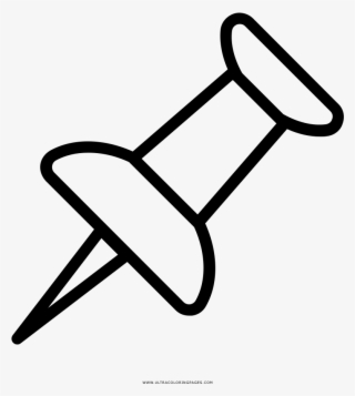 Thumb tack coloring page