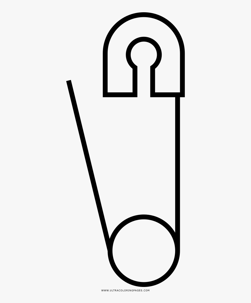 Safety pin coloring page hd png download transparent png image