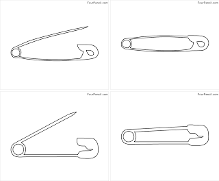 Free printable safety pin coloring pages for kids â