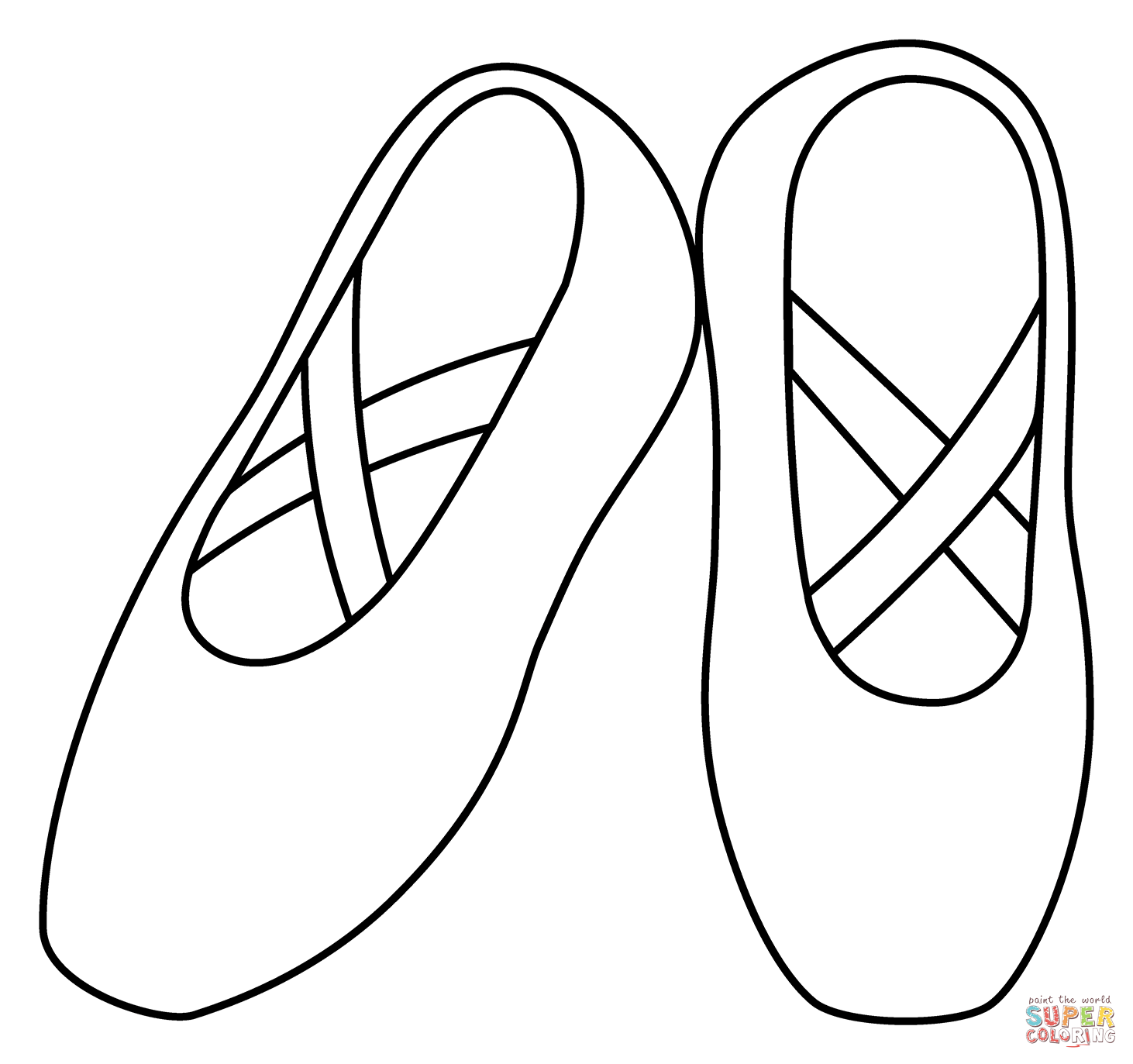 Ballet shoes emoji coloring page free printable coloring pages