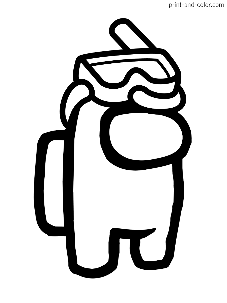 Among us coloring pages print and color