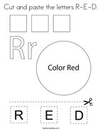 Red coloring pages