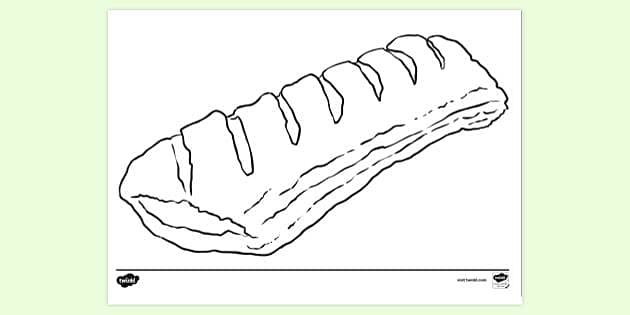 Sausage roll louring sheet teacher made