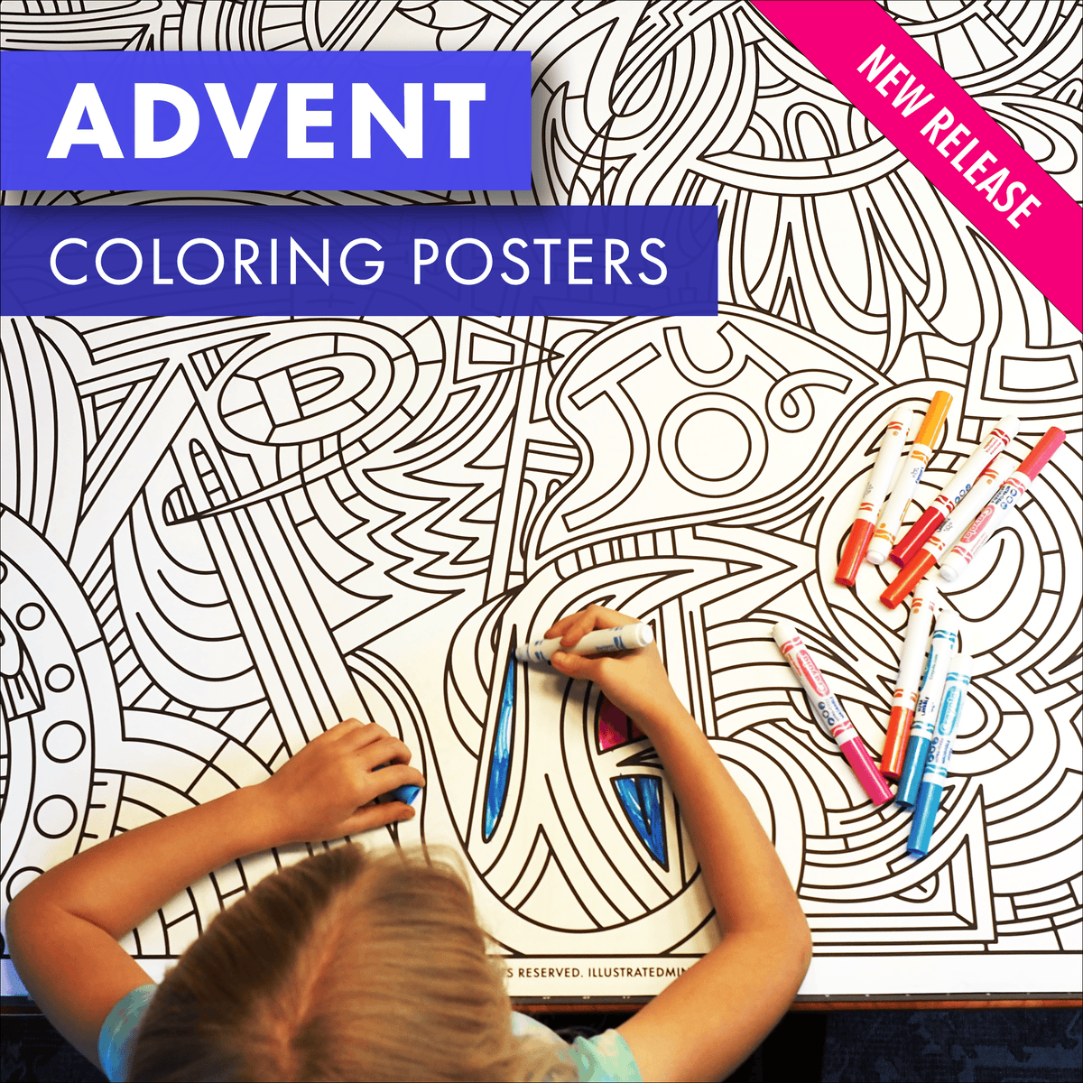 Advent coloring posters â illustrated ministry