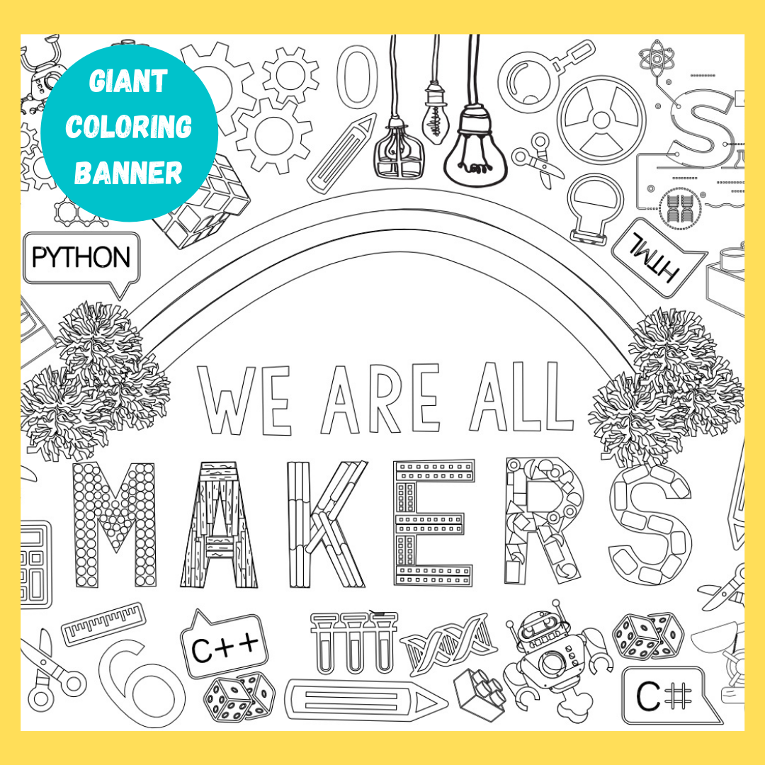 Stem coloring poster â creative crayons workshop