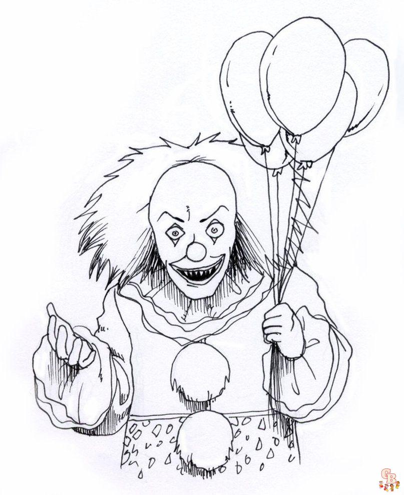 Scary coloring pages for halloween fun printable and free options