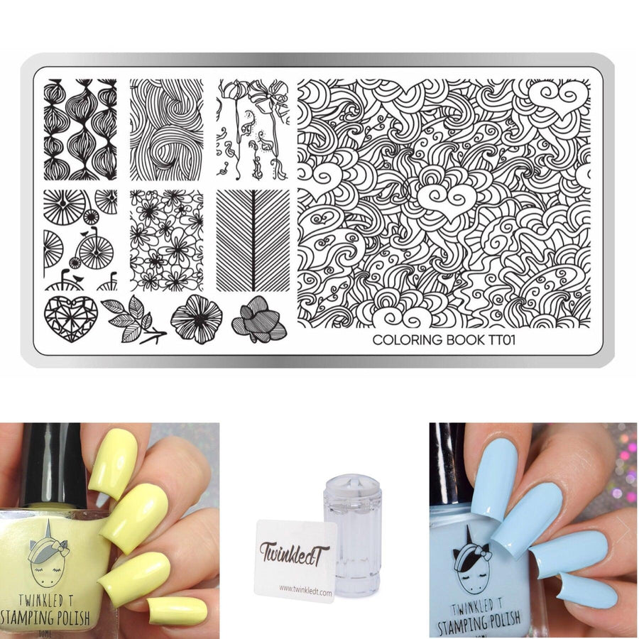 Coloring book set